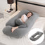 J-Shaped Pregnancy Pillow for Side Sleepers