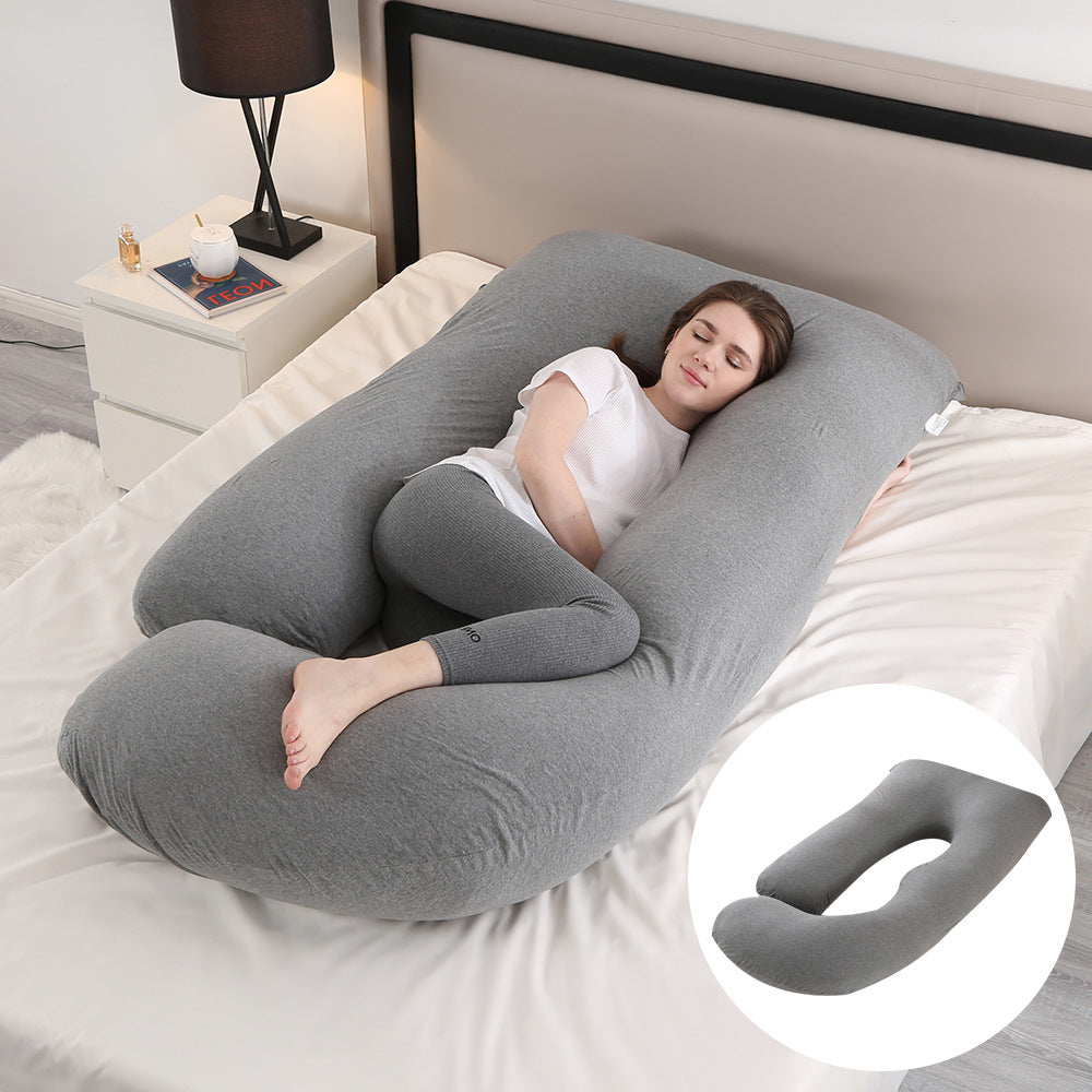J-Shaped Pregnancy Pillow for Side Sleepers