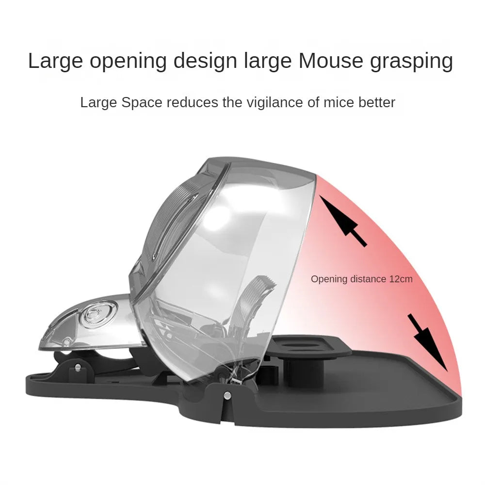 Catch Mice Mouse Artifact Transparent Upper Cover Increase Thickening Highly Sensitive Ully Automatic Large Space Design - Korvel