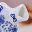 Elegant Blue and White Ceramic Mini Vases