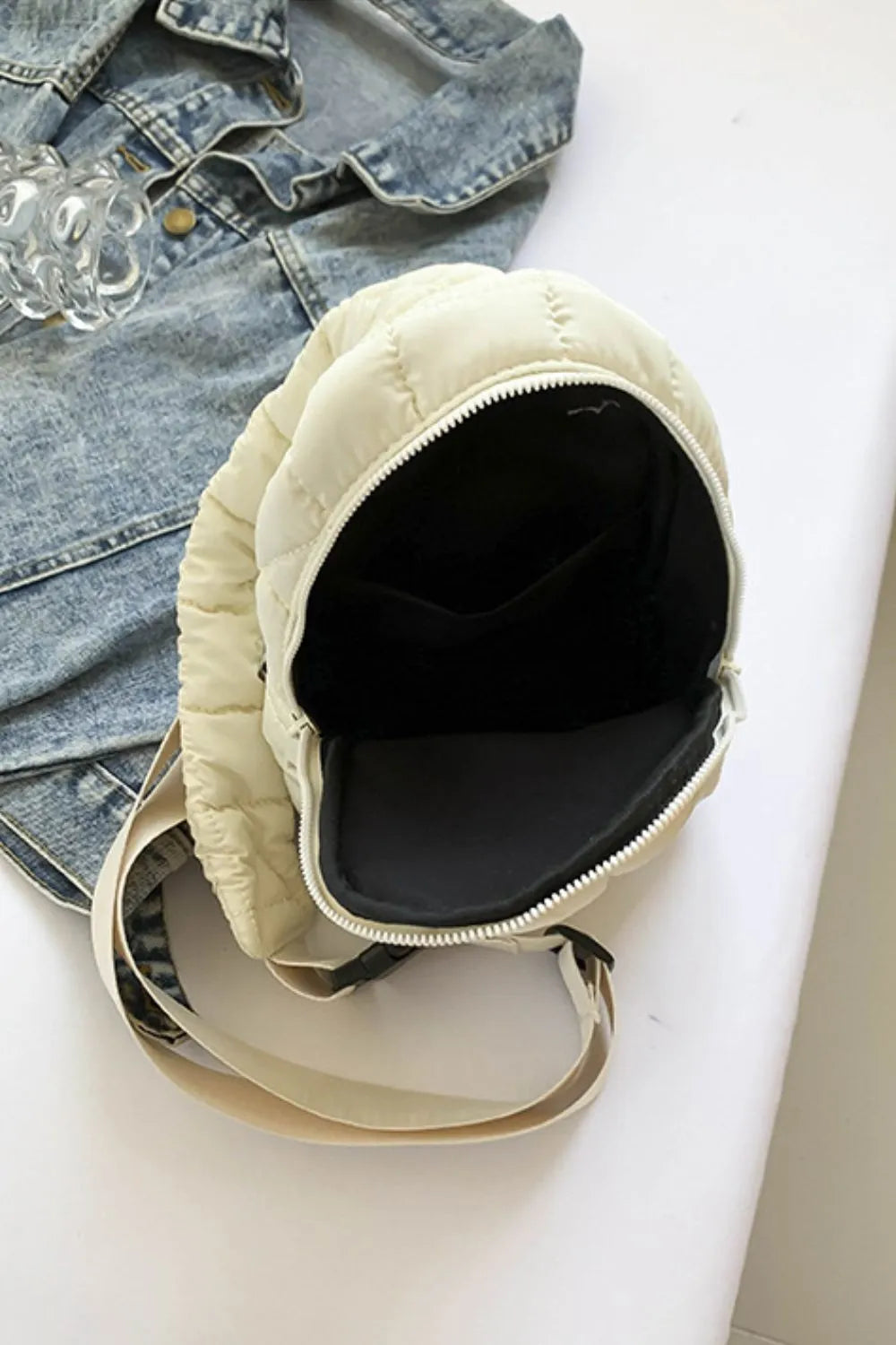 Quilted Nylon Crossbody  Bag - Korvel