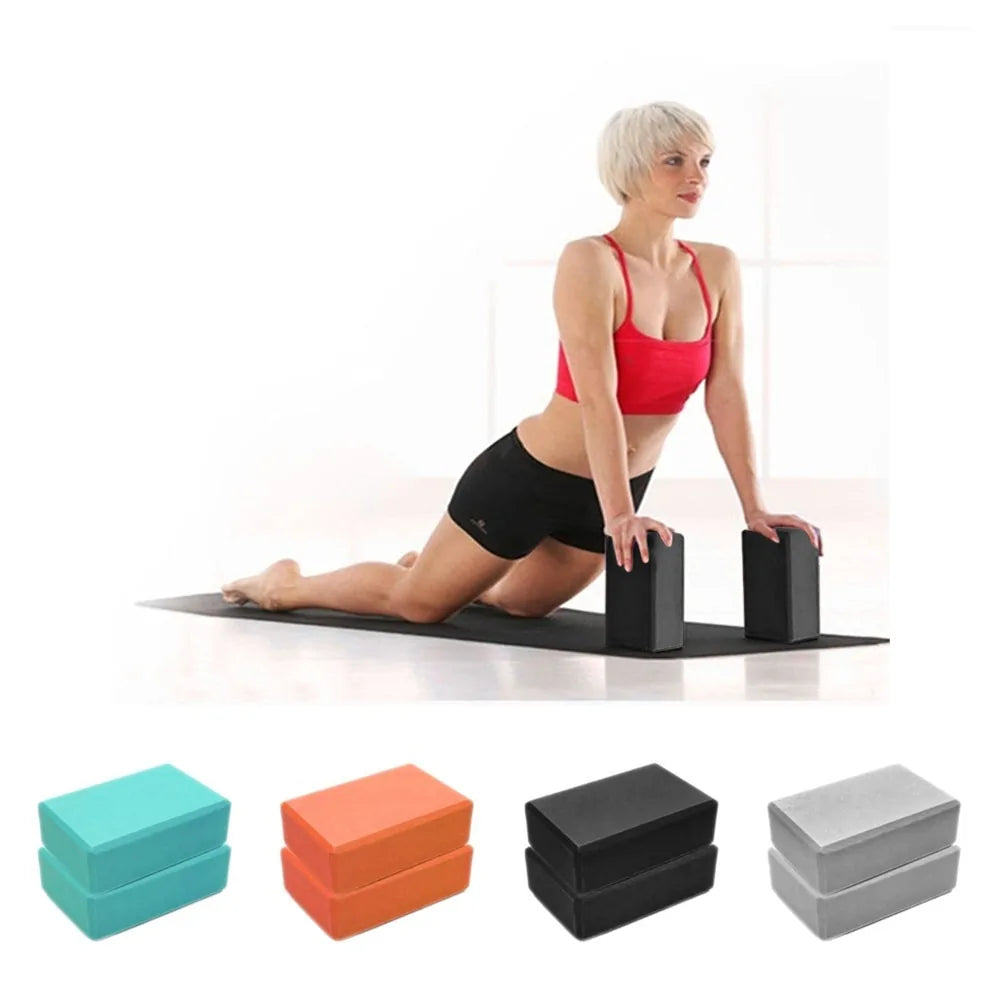 Bloques de Gimnasio de Espuma Premium para Yoga y Fitness
