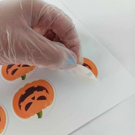Décorations comestibles pour cupcakes d'Halloween (12 pièces) – Design citrouille