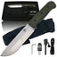 Bushwhacker D2 Steel Bushcraft Survival Knife Gift Set - Ultimate Outdoor Companion - Korvel