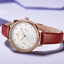 Montre de Luxe Élégante pour Femme avec Double Zircon et Chronomètre