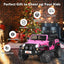 12V Pink 2-Seater Electric Ride-On Car with Remote Control