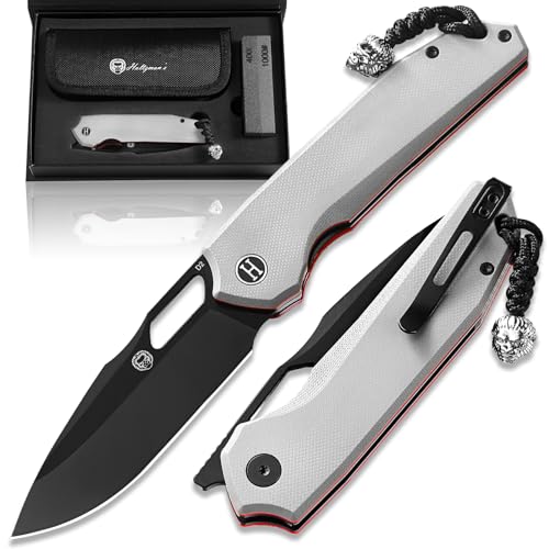 Sentinel Adventure Folding Knife Gift Set - Black Blade with G10 Handle - Korvel