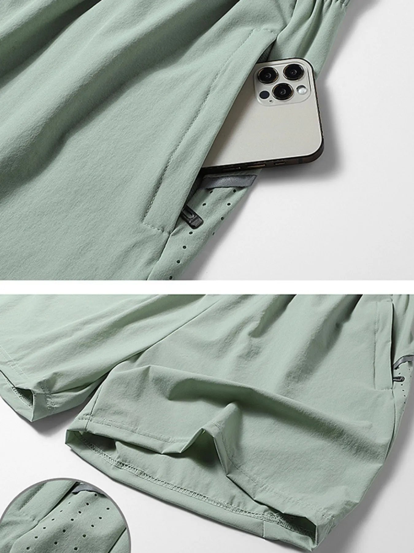 Pantalones Cortos Jogger con Cintura Ajustable para Hombre en Tallas Grandes