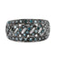 0.60 Carat Genuine Blue Diamond Sterling Silver Ring