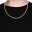 10k Yellow Gold Semi Solid Miami Cuban Chain - 5.00 mm