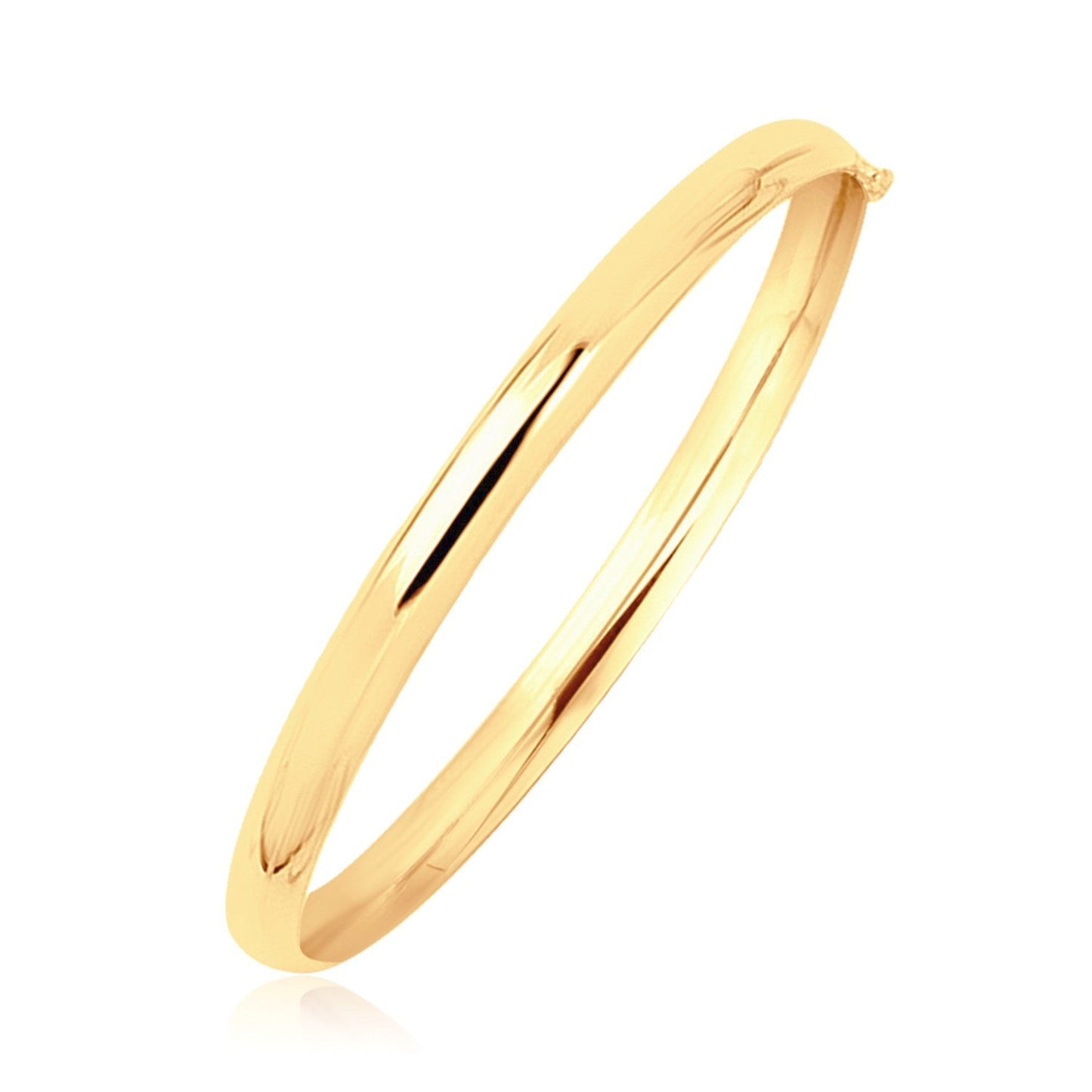 14k Yellow Gold Polished Children's Bangle