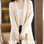 Cardigan en tricot mi-long ample et élégant pour femmes