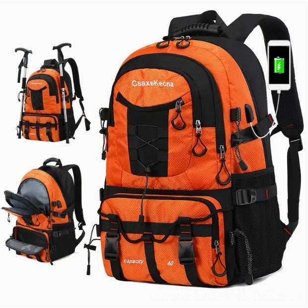 Mochila de Viaje para Montañismo de Gran Capacidad para Hombre