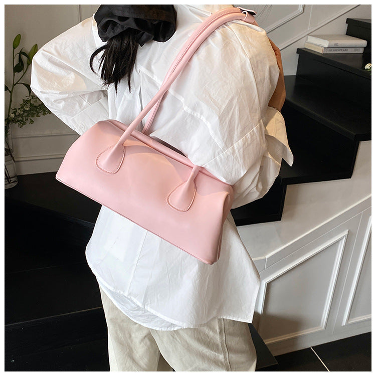 Elegant High-Capacity Baguette Underarm Bag