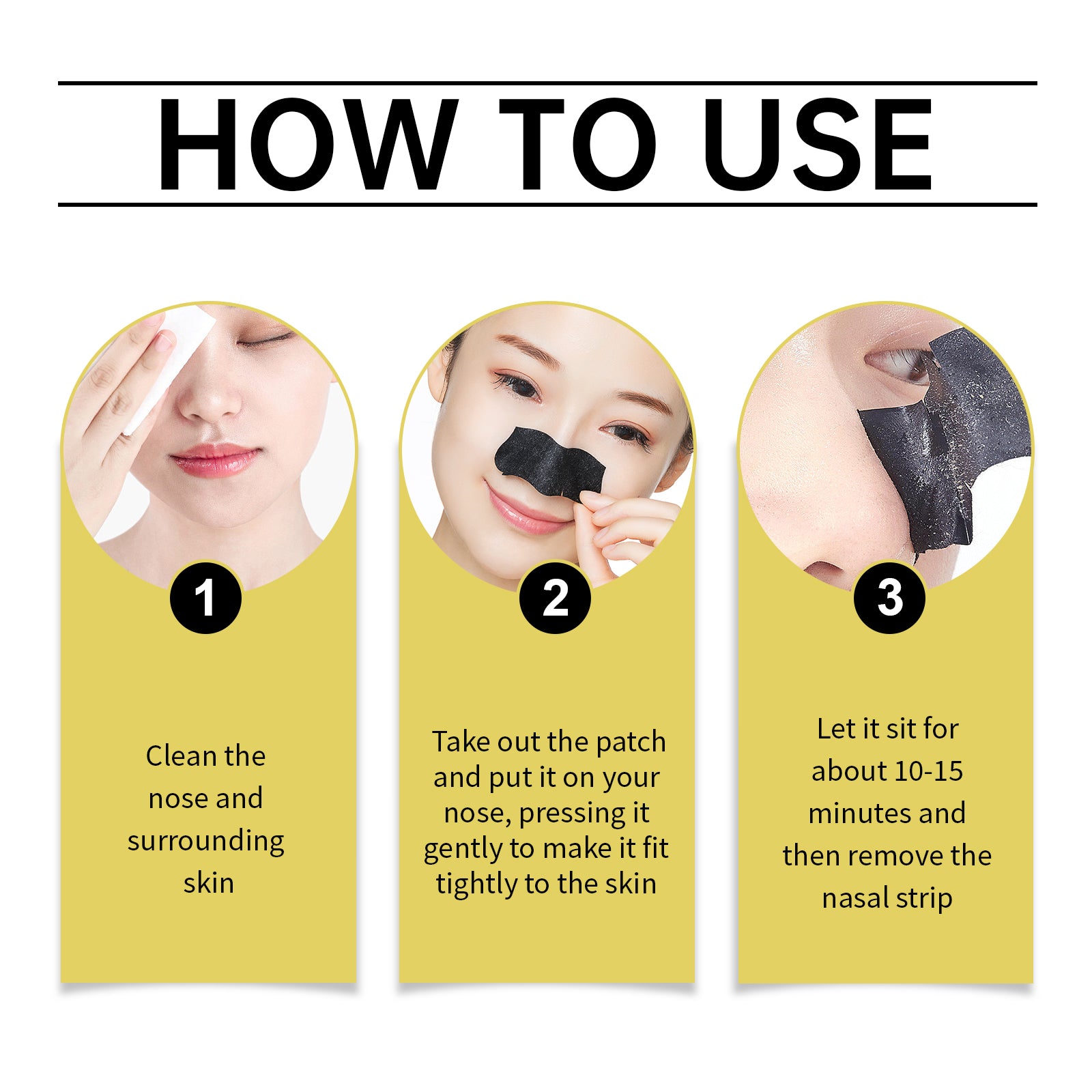 Blackhead Pore Patch Series Gently Clean The Pores Of The Nose Blackhead Acne Is Not Tight - Korvel