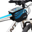 B-SOUL Bicycle Mountain Bike Upper Tube Bag Saddle Bag Road Car Front Bag Increase Touch Screen Mobile Phone Bag 5.7 Inches - Korvel