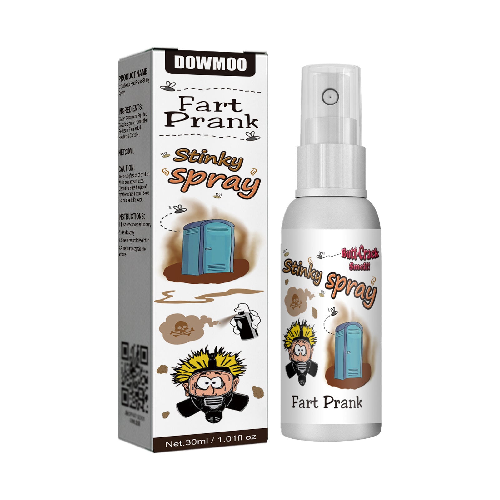 Fart Spray, A Liquid Spray For Funky Long-Lasting Odors Entertainment Spoofing Odor-Relieving Toys - Korvel
