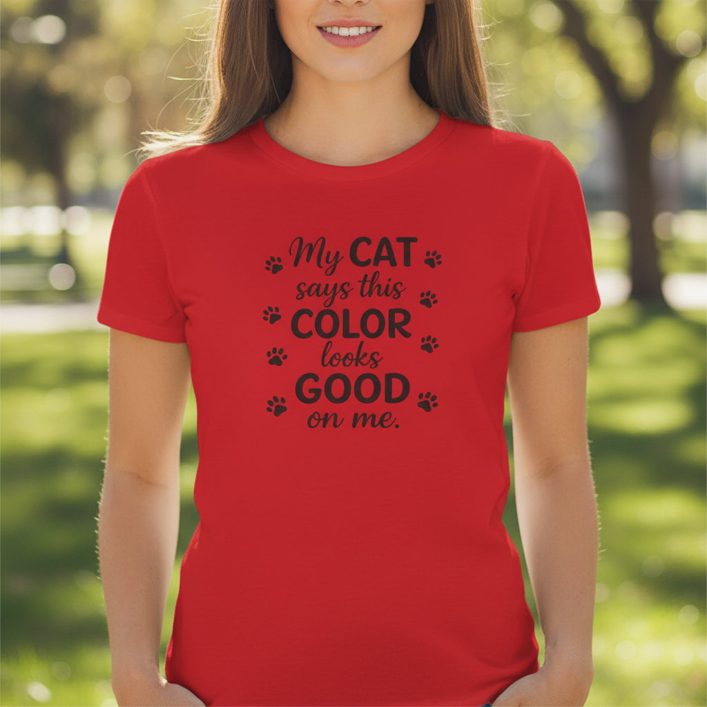 Mon chat a choisi ça – T-shirt graphique doux