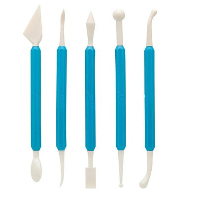 Ateco 4212 5-Piece Sculpting Tool Set for Cake Decorating