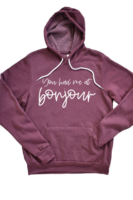 Cozy Unisex Bonjour Hoodie 4213 - Korvel