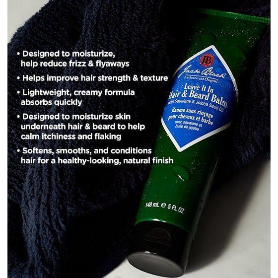 Jack Black Leave It In Hair & Beard Balm - 5 Oz