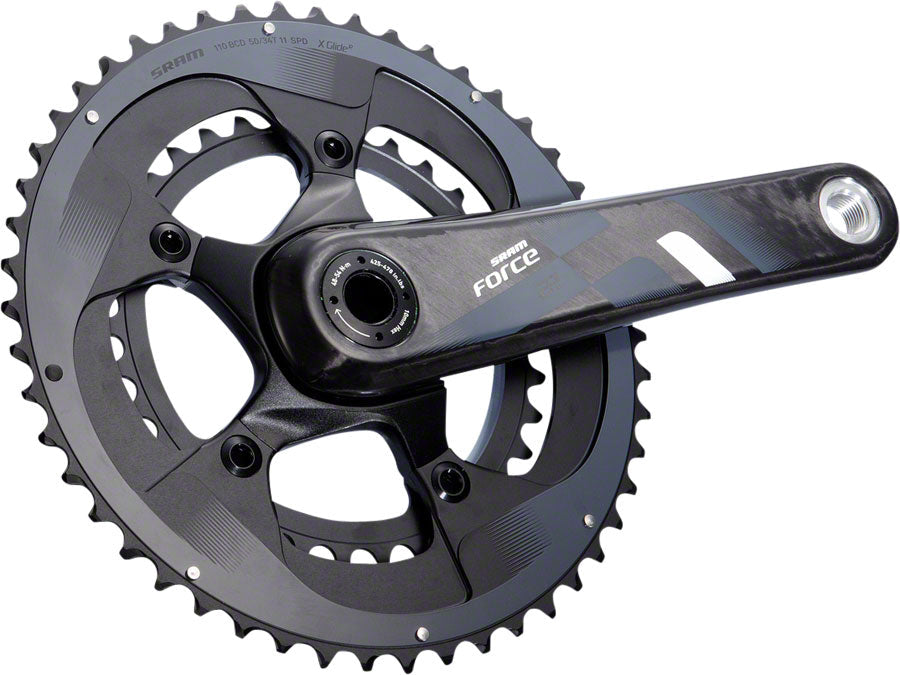 SRAM Force 22 Crankset - 172.5mm 11-Speed 50/34t Negro