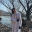 Women's Cross-Design Mink Fur Coat