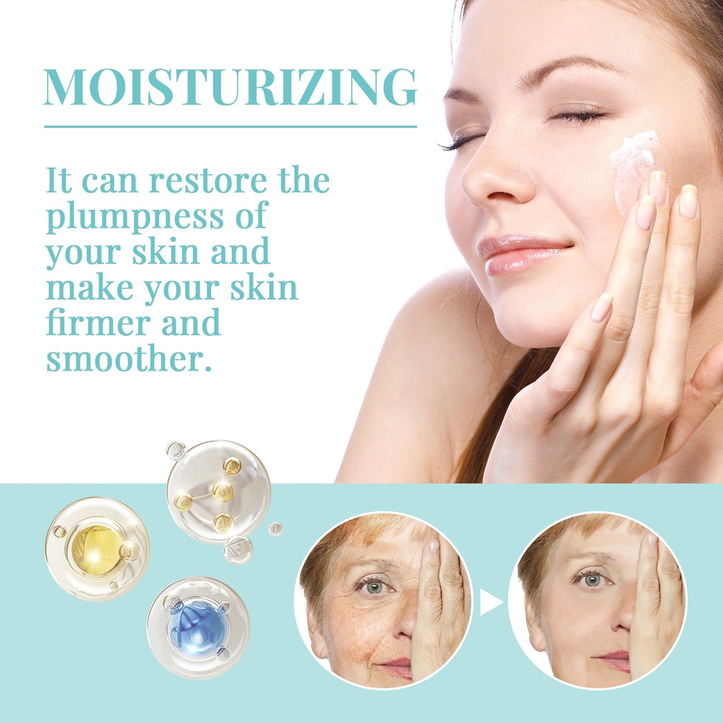 Instantly Anti-Wrinkle Cream, Deep Moisturizing Facial For Smoothing Fine Lines - Korvel