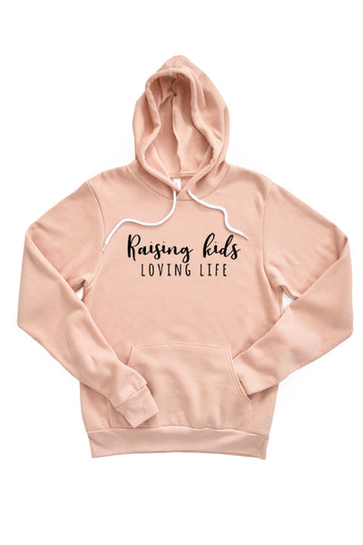 Sudadera con capucha "Criando hijos amando la vida" 4219