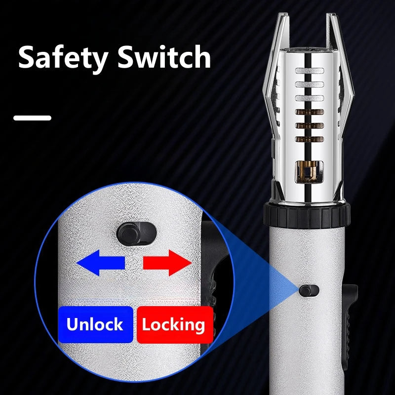 Planet Lightsaber Butane Gas Lighter 360° Use Metal Outdoor Windproof Turbine Torch Jet Lighter Gun BBQ Welding Cigar Tool - Korvel