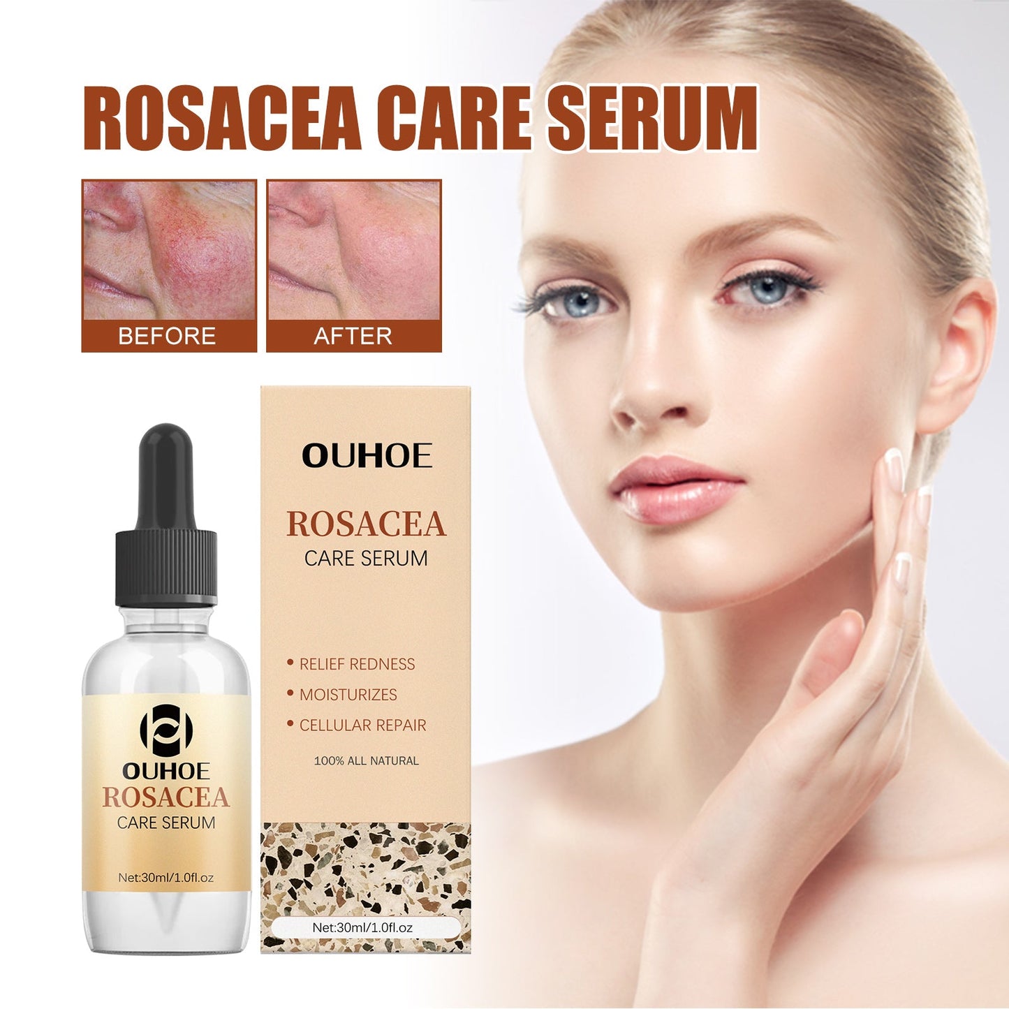 Essence de Réparation Érythémateuse - Sérum Hydratant pour la Peau