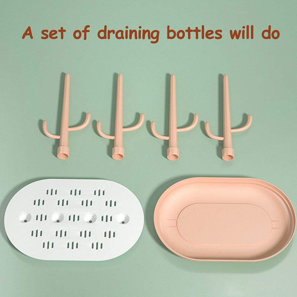 Baby Bottles Dryer Milk Bottle Drain Rack Bottle Rack Drying  Washing Drying Feeding Bottles Dryer for Space Saving - Korvel