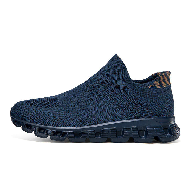 Slip-On Plus Size Women's Flying Woven Sneakers