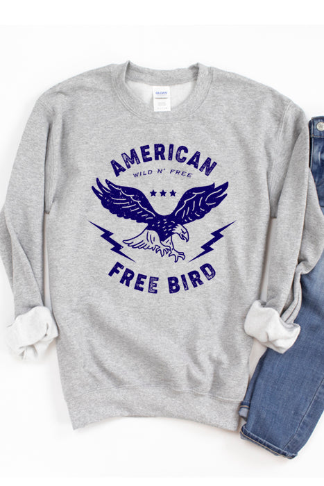 Cozy American Free Bird Unisex Sweatshirt - Korvel