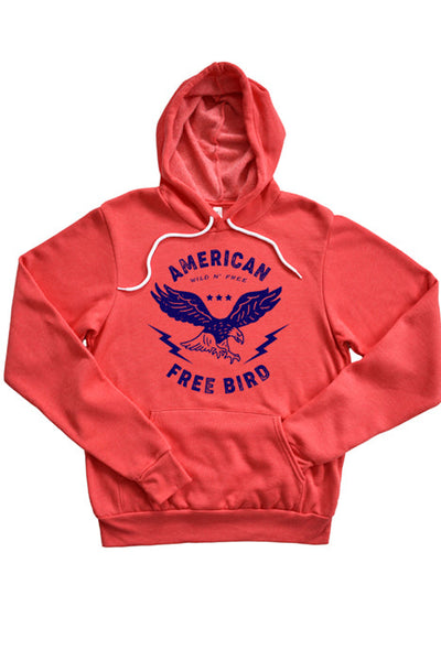 Unisex American Free Bird Hoodie - Cozy & Stylish - Korvel