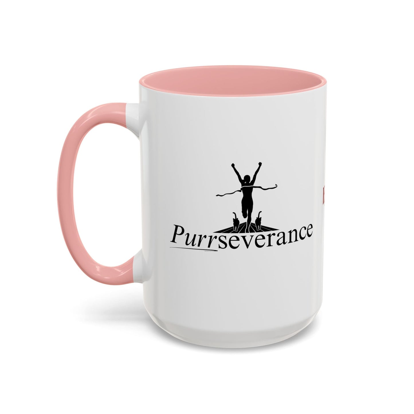 Purrseverance Accent Coffee Mug - Stylish & Functional