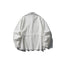 Splicing workwear long sleeved shirt men's loose casual shirt - Korvel