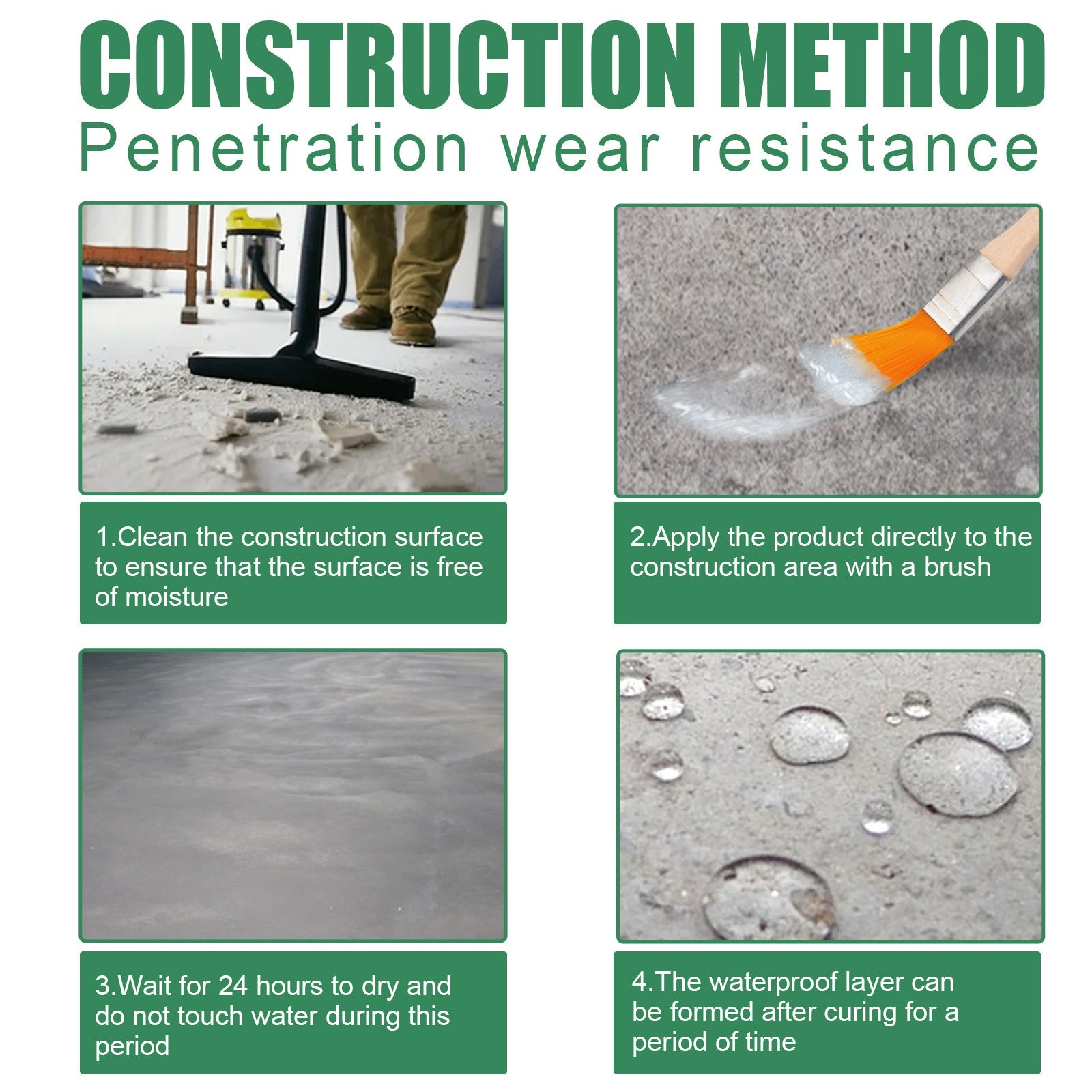 Floor Leak Waterproof Adhesive, Exterior Wall Bathroom Toilet Waterproofing Agent Brick Wall Permeable Paint - Korvel