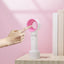 Mini Portable USB Rechargeable Handheld Fan with Night Light
