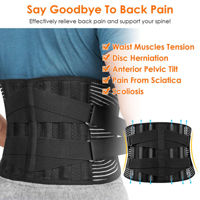 GBruno Back Support Brace for Enhanced Comfort