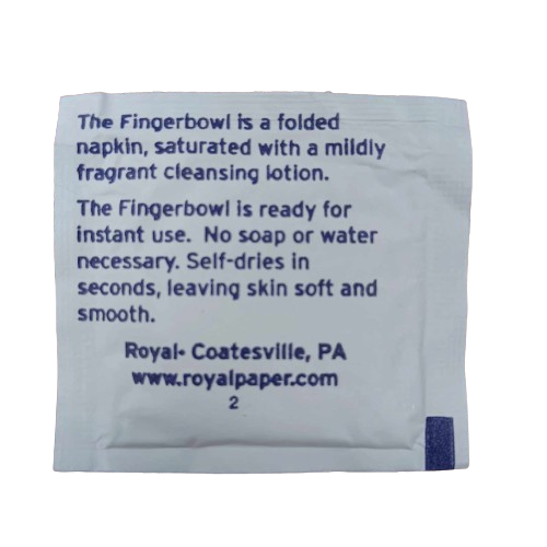 Lingettes humides parfumées au citron Royal Paper
