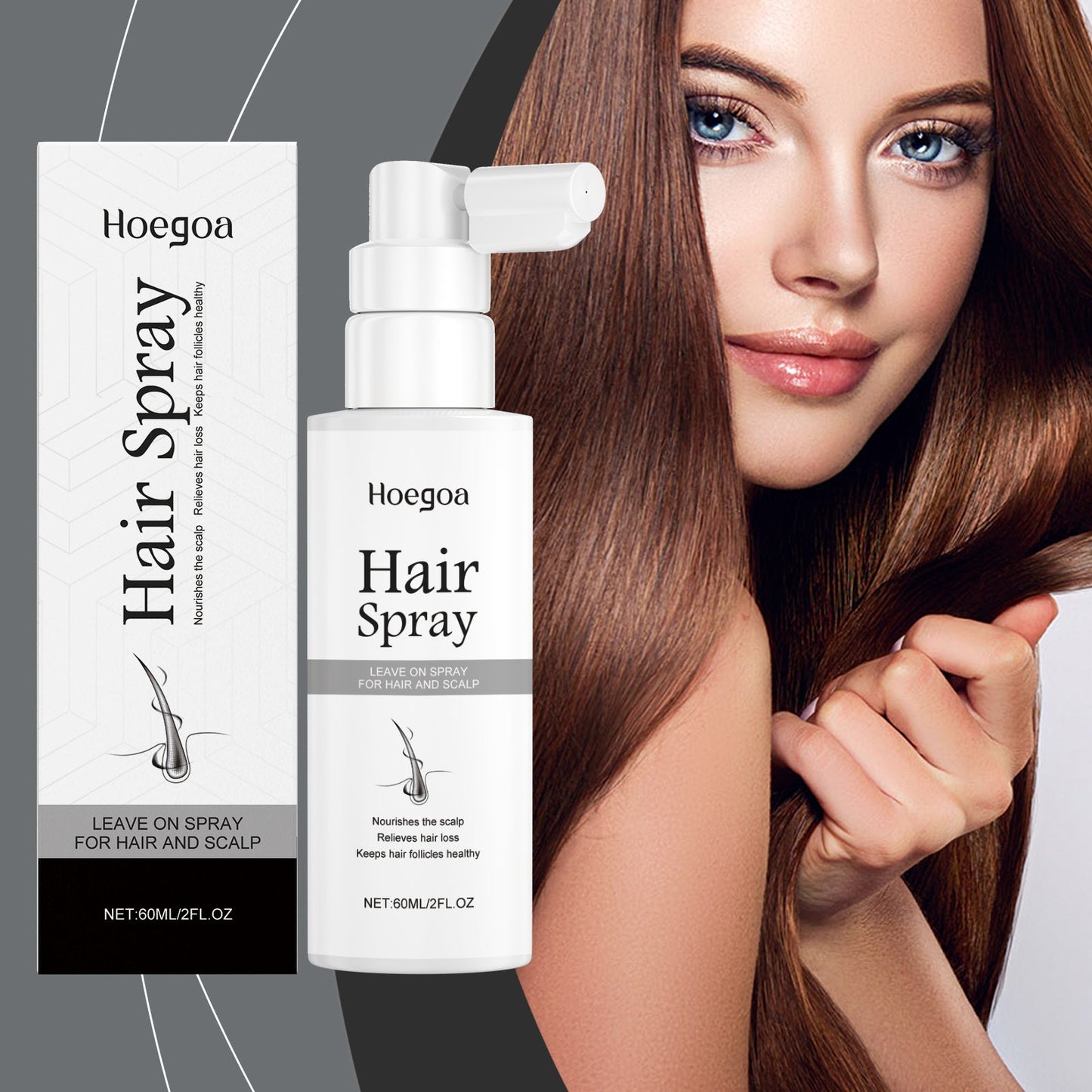 Deep Moisturizing Scalp Spray for Nourished Hair Care