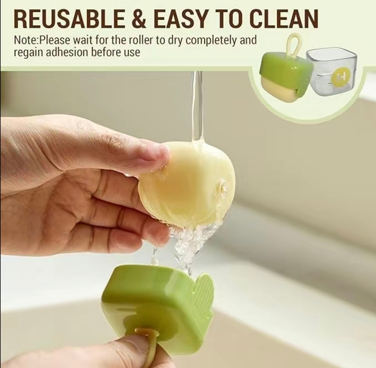 LintSnap Mini Roller - Portable Lint Remover