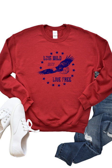 Live Wild Live Free Sweatshirt - Korvel