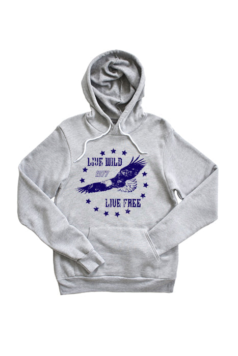 Live Wild Live Free Hoodie 4232 - Korvel