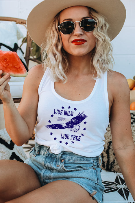 Live Wild Live Free Tank 4232 - Korvel