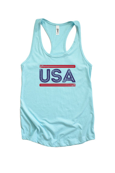 USA Tank 4234 - Premium Racerback Top - Korvel