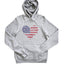 American Flower Heart Hoodie 4235