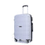 Hardshell Suitcase Spinner Wheels PP Luggage Sets Lightweight Durable Suitcase with TSA Lock,3-Piece Set (20/24/28) ,Silver - Korvel