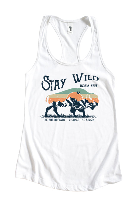 Stay Wild Roam Free Tank 4236